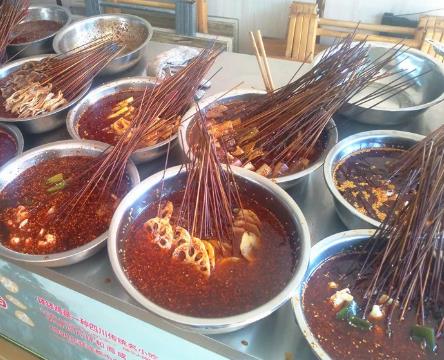 四川特色小吃，看起来很有油吃起来很香